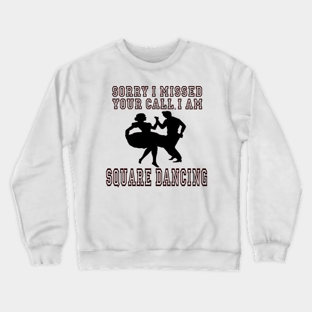 SQD Sorry BLK Crewneck Sweatshirt by DWHT71